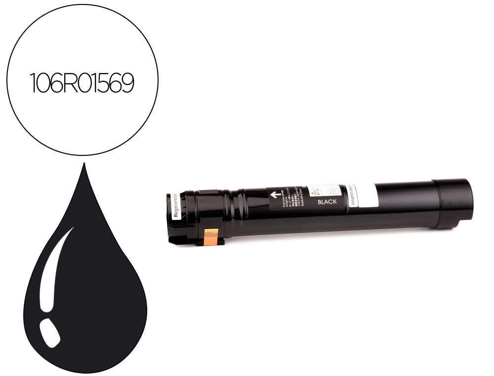 TONER XEROX LASER PHASER 7800 ALTA CAPACIDAD NEGRO 17200 PAGINAS