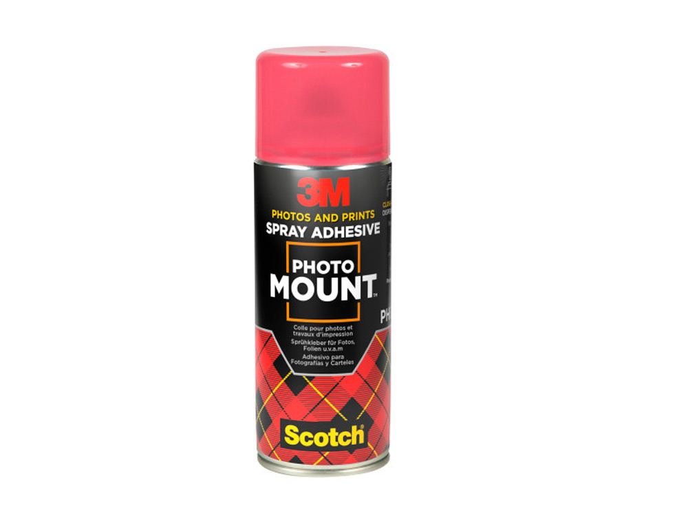 PEGAMENTO 3M SPRAY PHOTO MOUNT ADHESIVO PERMANENTE BOTE DE 400 ML
