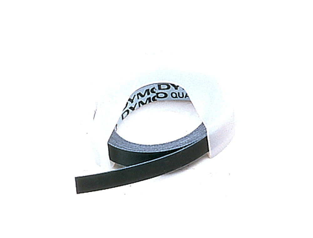 CINTA DYMO 3D 9 MM X 3 MT NEGRA TRADICIONAL