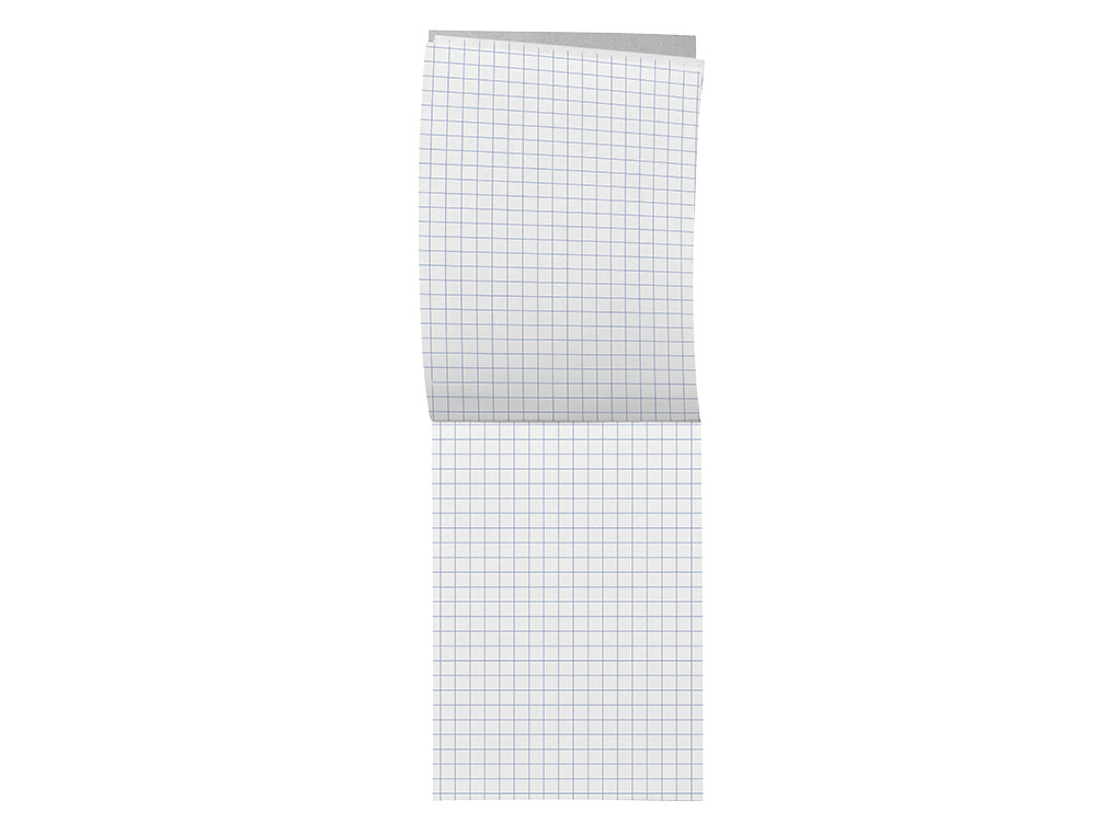 BLOC NOTAS LIDERPAPEL CUADRO 4MM A7 80 HOJAS 60G/M2 PERFORADO