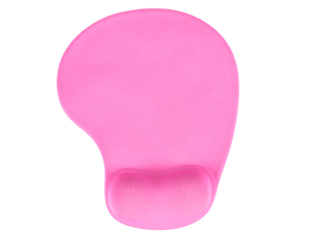ALFOMBRILLA PARA RATON Q-CONNECT REPOSAMUÑECAS DE GEL COLOR ROSA 190X230X20 MM