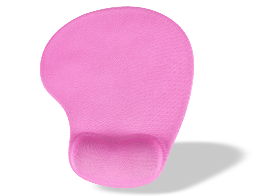 ALFOMBRILLA PARA RATON Q-CONNECT REPOSAMUÑECAS DE GEL COLOR ROSA 190X230X20 MM