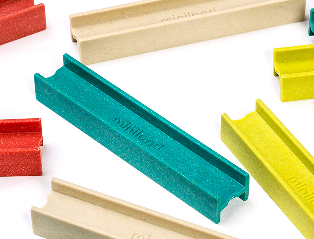 JUEGO DIDACTICO MINILAND CONSTRUCCION ECO BEAMS BUILDING 32 PIEZAS