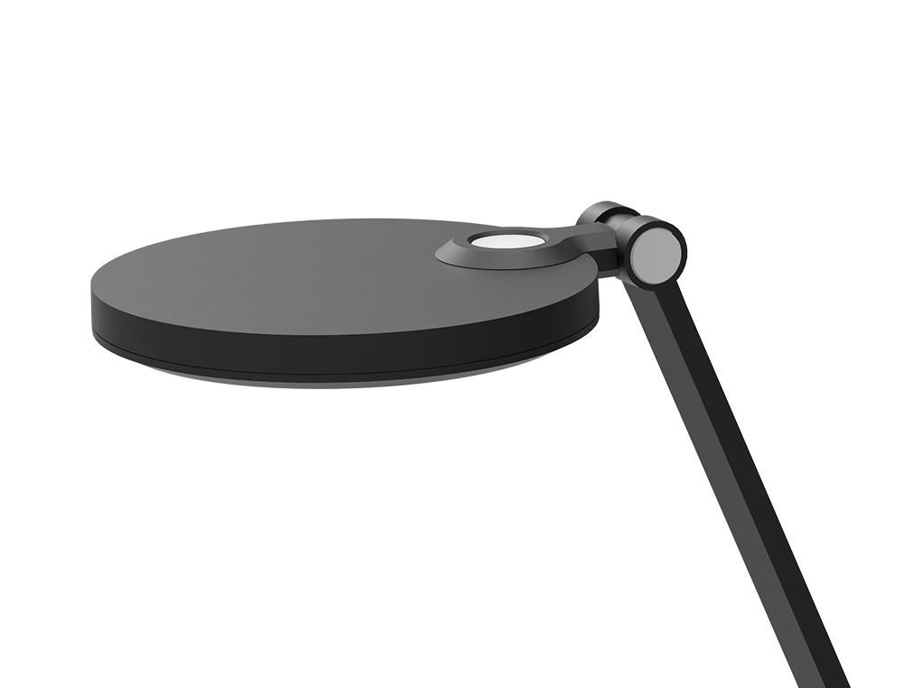 LAMPARA DE OFICINA Q-CONNECT SOBREMESA PROFESIONAL ABS 80 LEDS 7 W CON INTERRUPTOR COLOR NEGRO