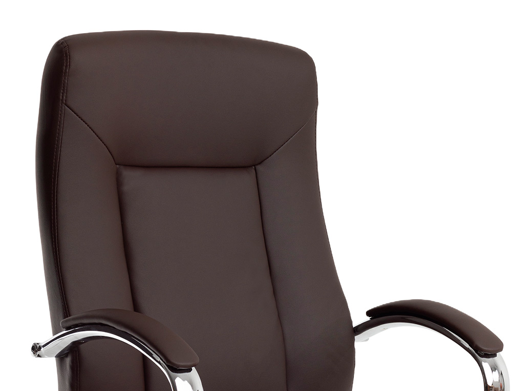 SILLA Q-CONNECT DIRECCION VERO NA SIMIL PIEL BASE METALICA ALT MAX 1210 ANC 650 PROF 730 MM RUEDAS PREMIUM COLOR MARRON