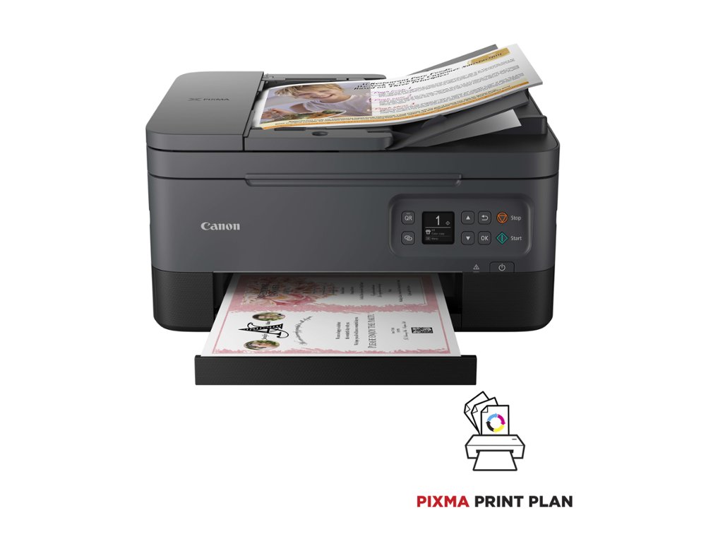 EQUIPO MULTIFUNCION CANON MAXIFY TS7450I TINTA COLOR 13PPM DIN A4 NEGRO 7PPM COLOR WIFI IMPRESORA ESCANER