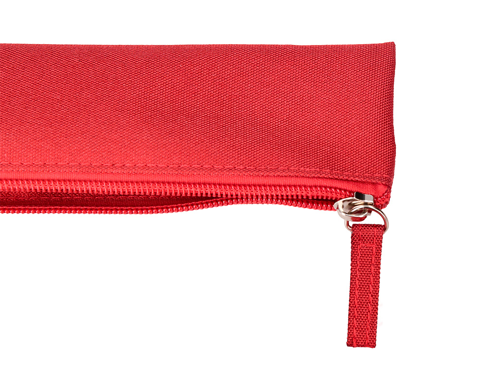 ESTUCHE PORTATODO LIDERPAPEL PLANO ESTRECHO UNA CREMALLERA 200X60 MM EXPOSITOR DE 18 UNIDADES COLORES SURTIDOS