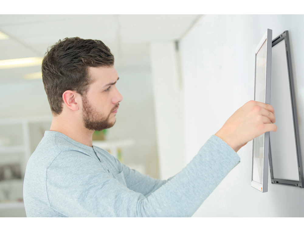 MARCO PORTA ANUNCIOS NOBO IMPRESSION PRO DIN A4 MARCO DE CLIP ALUMINIO 235X13X325 MM