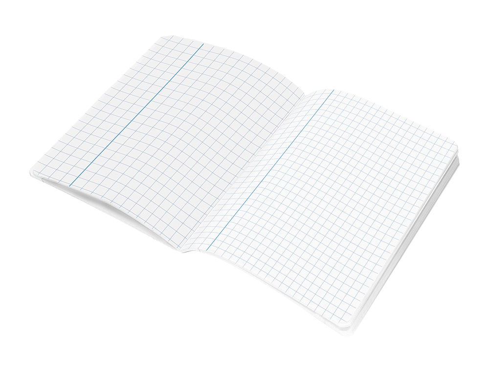 LIBRETA LIDERPAPEL SMART A5 PLUS 32 HOJAS 75G/M2 CUADRO 8MM CON MARGEN COLORES SURTIDO