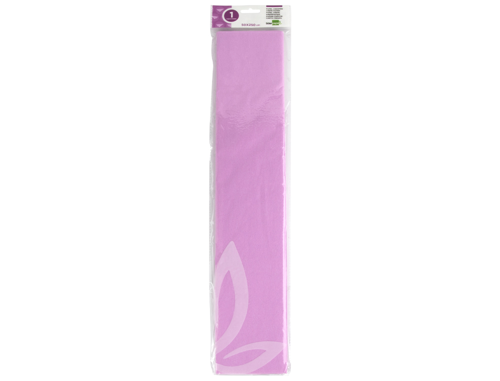 PAPEL CRESPON LIDERPAPEL 50 CM X 2.5M 34G/M2 LILA