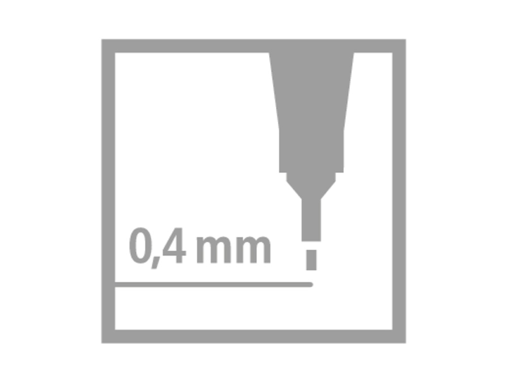 ROTULADOR STABILO PUNTA DE FIB RA POINT 88 NARANJA PUNTA FINA 0,4MM