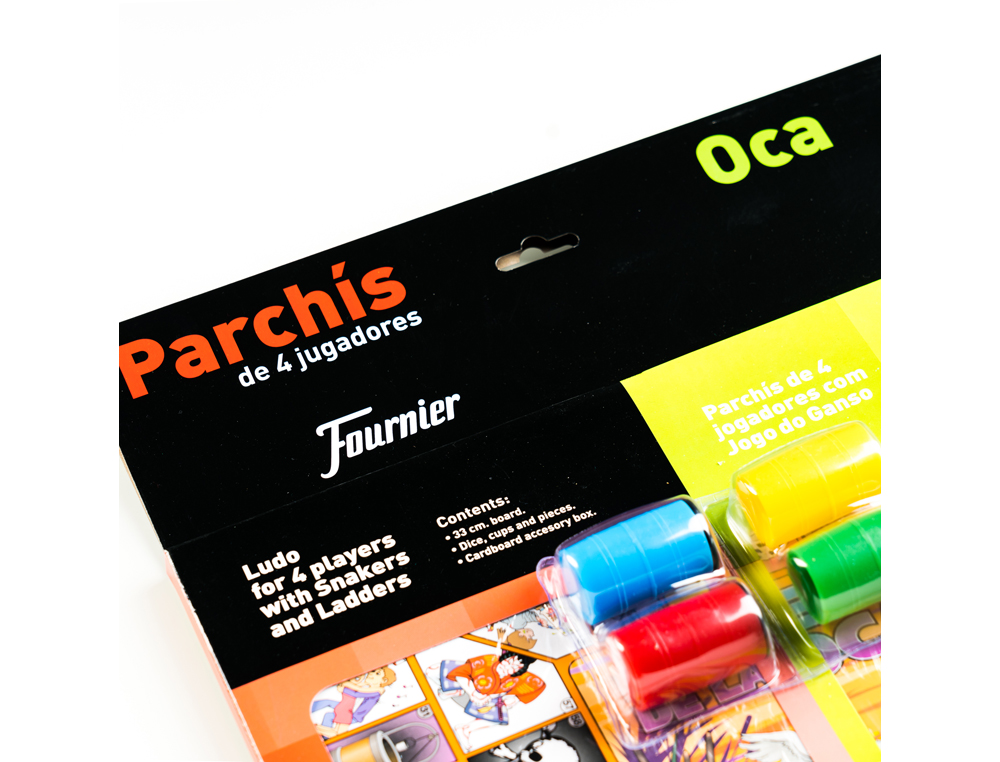 PARCHIS CON OCA TABLERO PEQUEÑO 42,5X33X4,45 CM