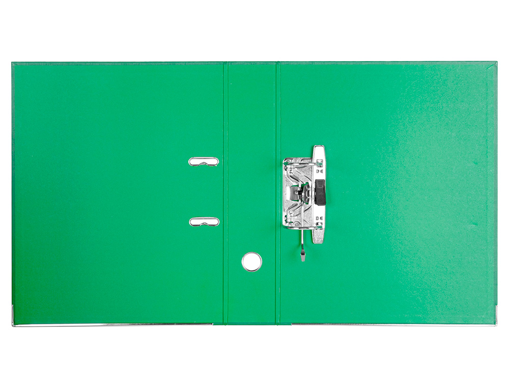 MODULO LIDERPAPEL 2 ARCHIVADORES FOLIO 2 ANILLAS MECANISMO DE PALANCA 75MM VERDE