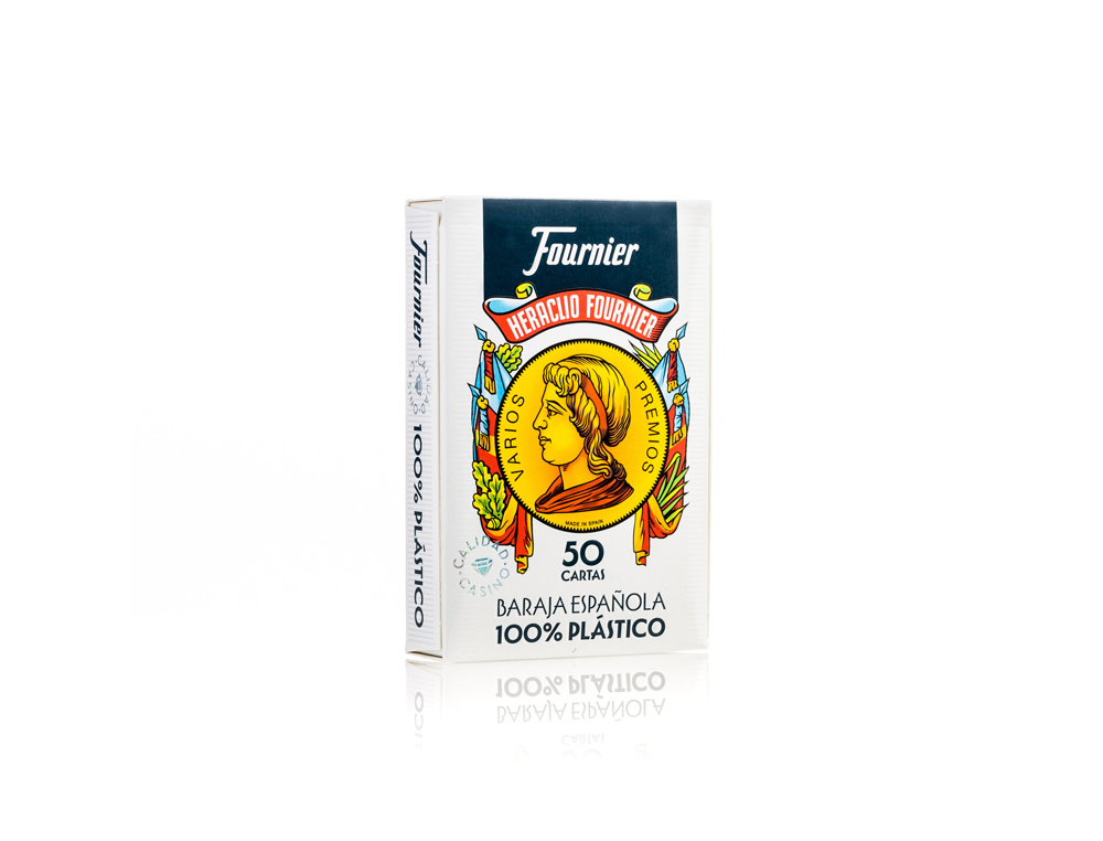 BARAJA FOURNIER ESPAÑOLA 100% PLASTICO 50 CARTAS