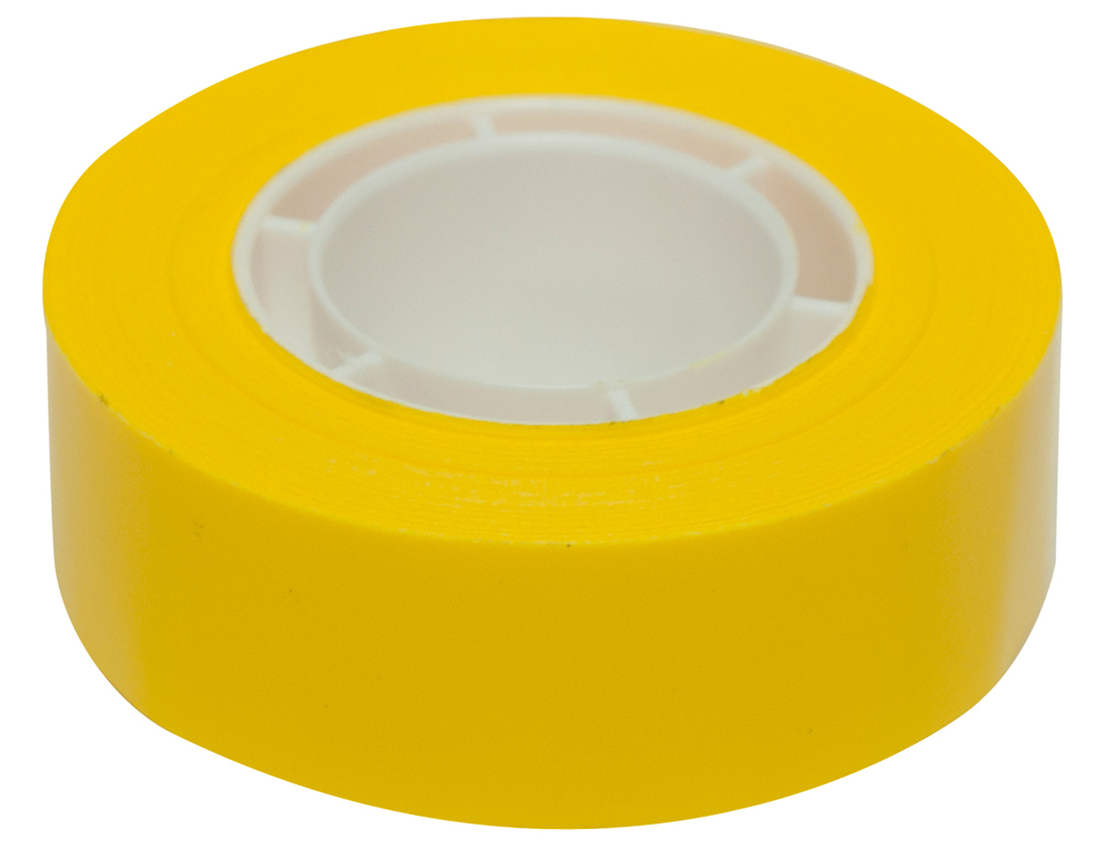 CINTA ADHESIVA APLI 33 MT X 19 MM COLOR AMARILLO