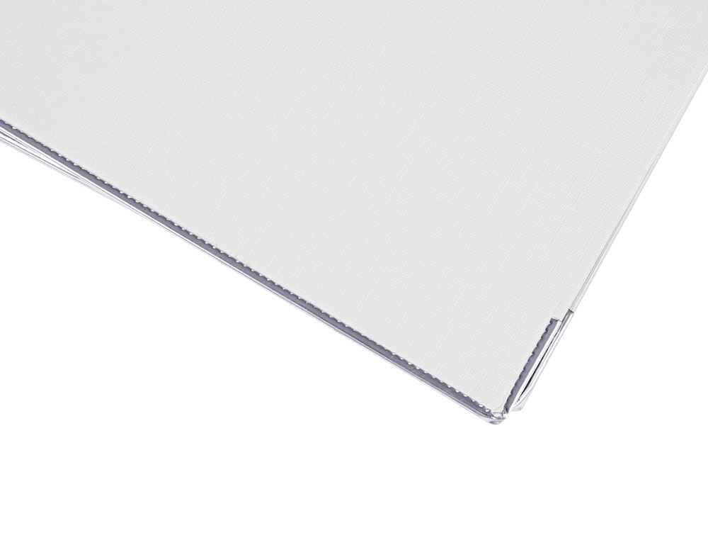 ARCHIVADOR DE PALANCA LIDERPAPEL A4 DOCUMENTA FORRADO PVC CON RADO LOMO 52MMBLANCO COMPRESOR METALICO