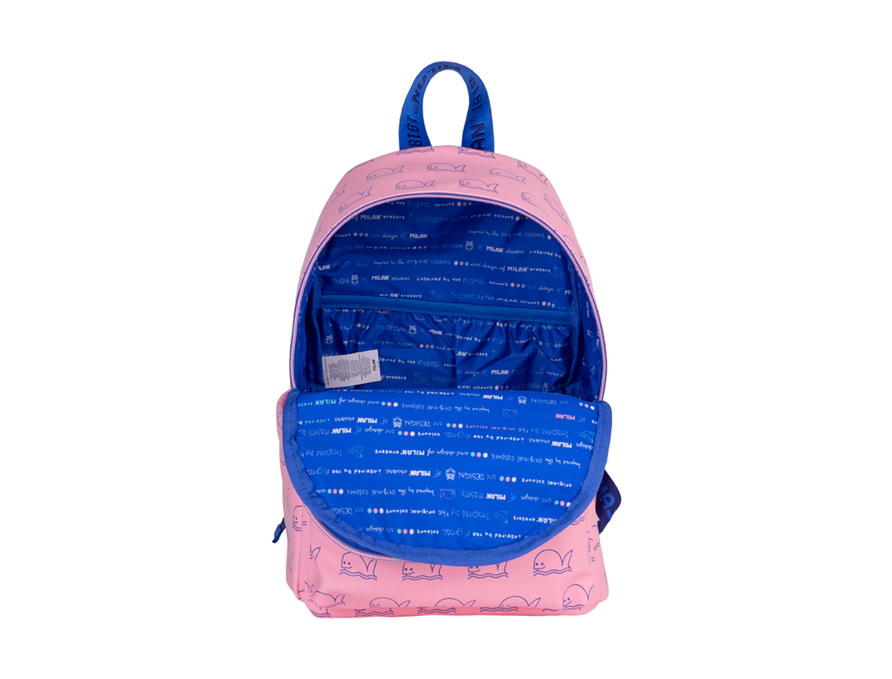 MOCHILA INFANTIL MILAN CASUAL 9,5 LITROS COLECCION 460 COLOR ROSA