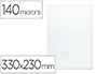 FUNDA PORTADOCUMENTO Q-CONNECT FOLIO 140 MICRAS PVC TRANSPARENTE 230X330MM