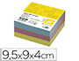 RECAMBIO LIDERPAPEL MULTITACO COLORES 95X90X40 MM 80 GR