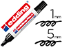ROTULADOR EDDING MARCADOR PERMANENTE 1 NEGRO PUNTA BISELADA 5 MM