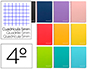 CUADERNO ESPIRAL LIDERPAPEL CUARTO WITTY TAPA DURA 80H 75GR CUADRO 5MM CON MARGEN COLORES SURTIDOS