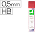 MINAS Q-CONNECT GRAFITO 0,5 MM HB ESTUCHE DE 12 MINAS