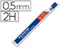 MINAS STAEDTLER MARS MICRO GRAFITO 0,5 MM 2H TUBO CON 12 UNIDADES