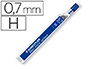 MINAS STAEDTLER MARS MICRO GRAFITO 0,7 MM H TUBO CON 12 UNIDADES