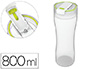 VASO BEBIDAS OFFISYS CAPACIDAD 0,8 L DOBLE APERTURA LIMPIEZA FACIL 100% HERMETICO 81X240 MM
