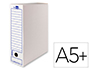 CAJA ARCHIVO DEFINITIVO LIDERPAPEL ECOUSE CARTON 100% RECICLADO 103 CUARTO 278X213X105MM 325G/M2