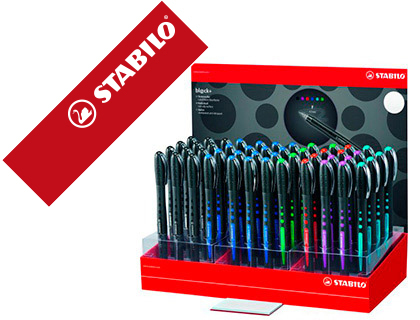 ROTULADOR STABILO ROLLER BALL BL@CK 0,3 MM EXPOSITOR DE 48 UNIDADES COLORES SURTIDOS