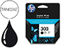 INK-JET HP N. 303 ENVY PHOTO 6230 / 7130 / 7830 COLOR NEGRO CAPACIDAD 200 PAGINAS