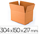 CAJA PARA EMBALAR Q-CONNECT USOS VARIOS CARTON DOBLE CANAL MARRON 304X150X217 MM