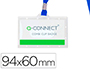 IDENTIFICADOR Q-CONNECT KF17112 CON CORDON PLANO AZUL Y APERTURA LATERAL 94X60 MM