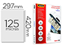 BOLSA DE PLASTIFICAR FELLOWES BRILLO DIN A3 125 MICRAS PACK DE 100 UNIDADES