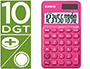 CALCULADORA CASIO SL-310UC-RD BOLSILLO 10 DIGITOS TAX +/- TECLA COLOR FUCSIA