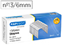 GRAPAS RAPESCO GALVANIZADA 13/6 CAJA DE 5000 UNIDADES