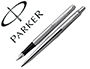 JUEGO PARKER DUO JOTTER ACERO CT BOLIGRAFO + PLUMA