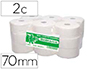 PAPEL HIGIENICO BIZNAGA JUMBO 2 CAPAS CELULOSA BLANCA MANDRIL 70 MM PARA DISPENSADORKF16756