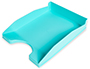 BANDEJA SOBREMESA PLASTICO Q-CONNECT TURQUESA OPACO 240X70X340 MM