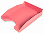 BANDEJA SOBREMESA PLASTICO Q-CONNECT CORAL OPACO 240X70X340 MM