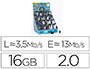 MEMORIA TECHONETECH FANTASIA 3D 16 GB USB 2.0 EXPOSITOR DE 16 UNIDADES SURTIDAS