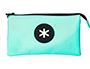 BOLSO ESCOLAR PORTATODO ANTARTIK TRIPLE CREMALLERA COLOR MENTA 220X30X120 MM