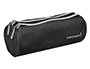 BOLSO ESCOLAR LIDERPAPEL PORTATODO CILINDRICO CON 2 CREMALLERAS NEGRO 205X75X75 MM