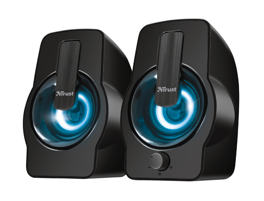 ALTAVOCES TRUST GEMI 2.0 POTENCIA MAXIMA 12W ILUMINACION LED CONTROL DE VOLUMEN Y CONEXION