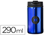 VASO ANTARTIK ACERO INOXIDABLE CON TAPA DOSIFICADOR DE SEGURIDAD Y BASE ACOLCHADA 290 ML COLOR AZUL