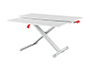 MESA DE ESCRITORIO LEITZ ERGO COSY CON BANDEJA COLOR GRIS