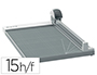 CIZALLA DE RODILLO LEITZ PRECISION OFFICE A4+ BASE MADERA PLASTIFICADA LONGITUD CORTE 381 MM CAPACIDAD DE