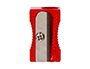 SACAPUNTAS LIDERPAPEL METALICO CUA 1 USO COLOR ROJO