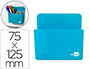 CUBILETE PORTALAPICES LIDERPAPEL AZUL CLARO OPACO PLASTICO MAGNETICO 125X75X40 MM